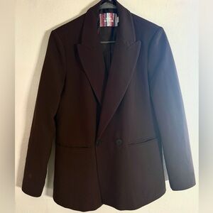 Brown Oversized Blazer